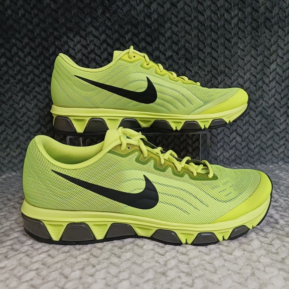 Nike Other - Nike Air Max Tailwind 6 Men's Road Running Shoes Barely Volt Black Size 11